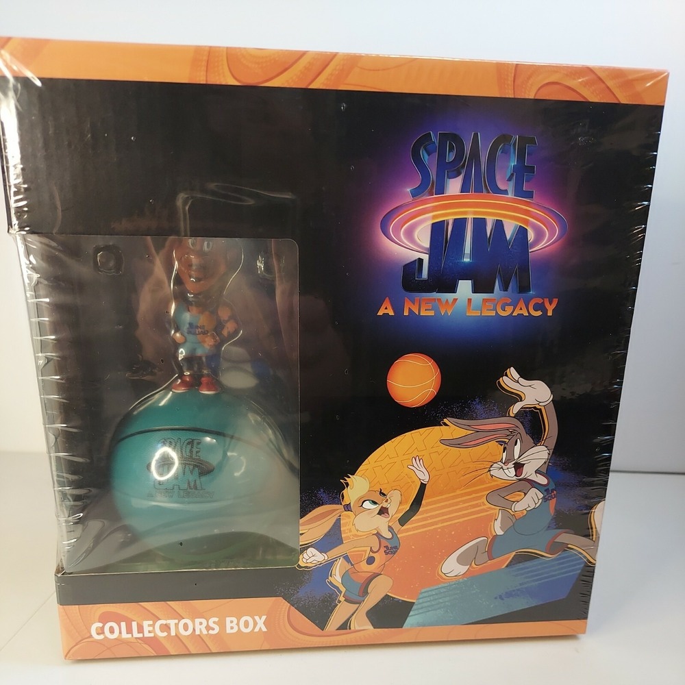 Space Jam A New Legacy Collectors Box LeBron Figure,Basketball,Hat,Pin,& Sticker